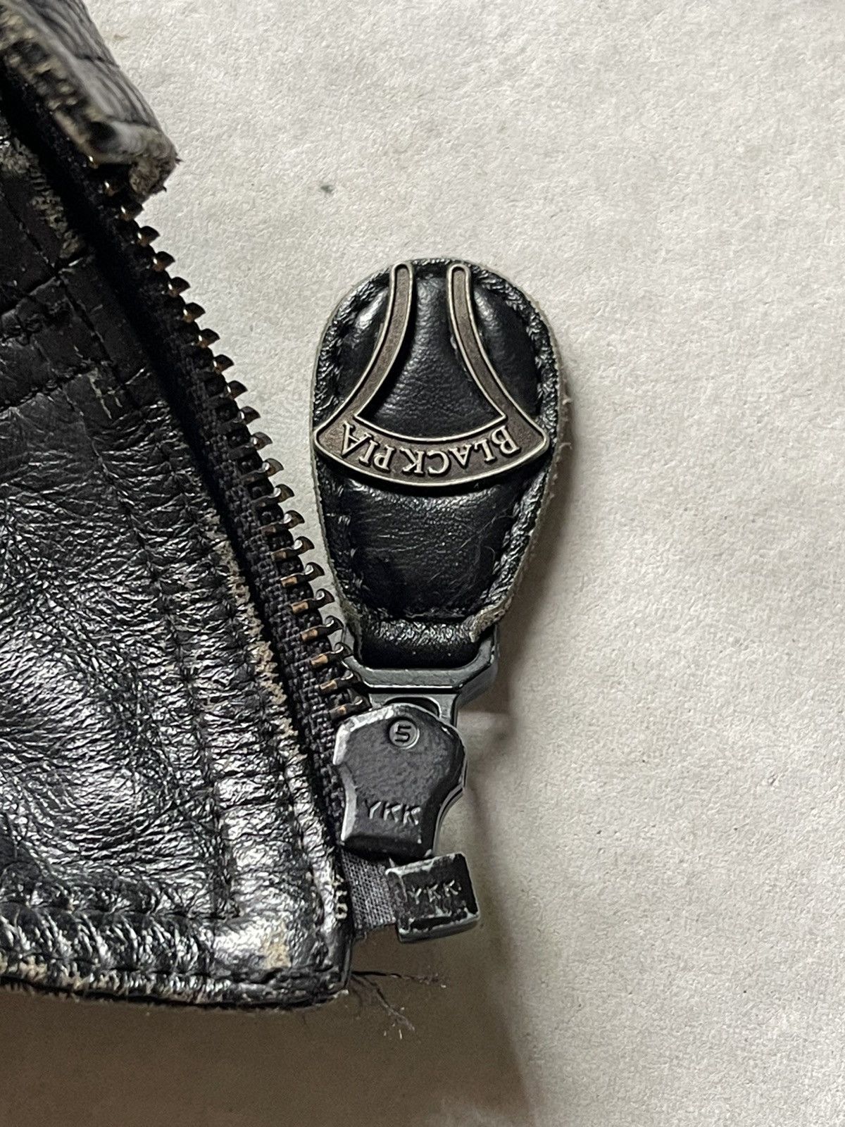 Genuine Leather × If Six Was Nine × Japanese Brand 🔥Vintage Black Pia Japan Leather Bomber Jacket Size US M / EU 48-50 / 2 - 13 Thumbnail