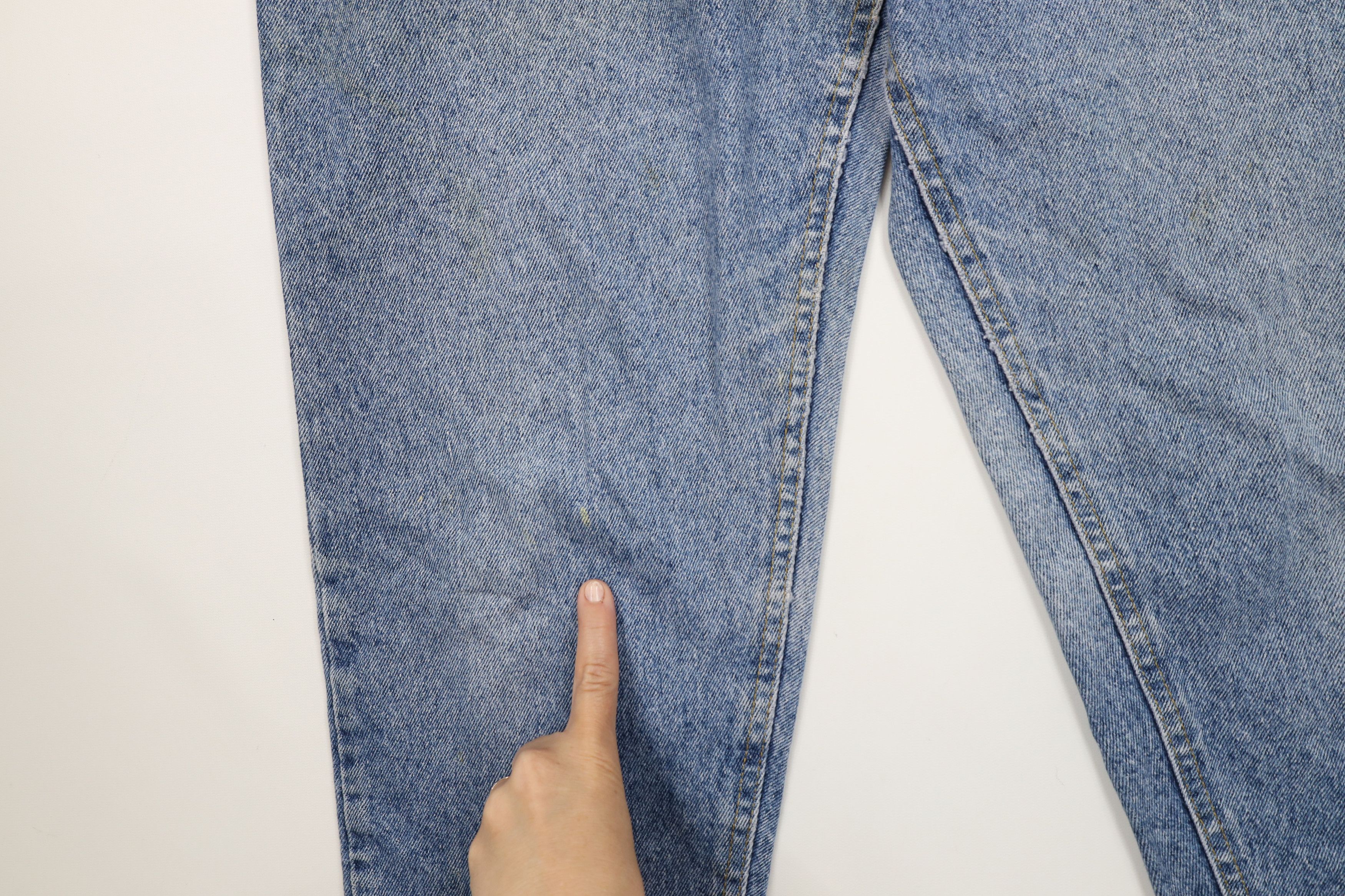 Lee Vtg 80s 90s Lee Pleated High Waist Tapered Jeans USA Size 34" / US 12 / IT 48 - 5 Thumbnail