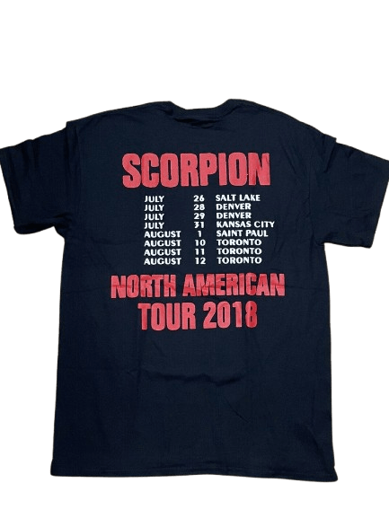 Drake × October's Very Own Drake Scorpion Tour North America T-Shirt 2018 Size US M / EU 48-50 / 2 - 3 Thumbnail
