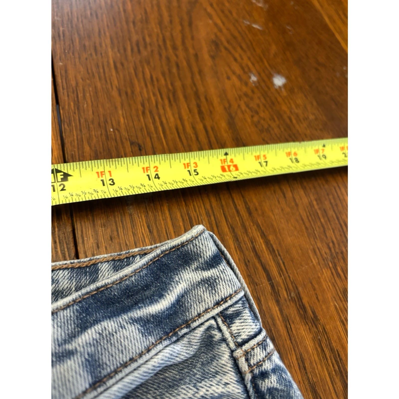 Vintage American Eagle Jeans Women’s Size 10 Blue Distressed Denim Mom Straight 5-Pocket Casual All Seasons Womens Size 32" / US 10 / IT 46 - 5 Thumbnail
