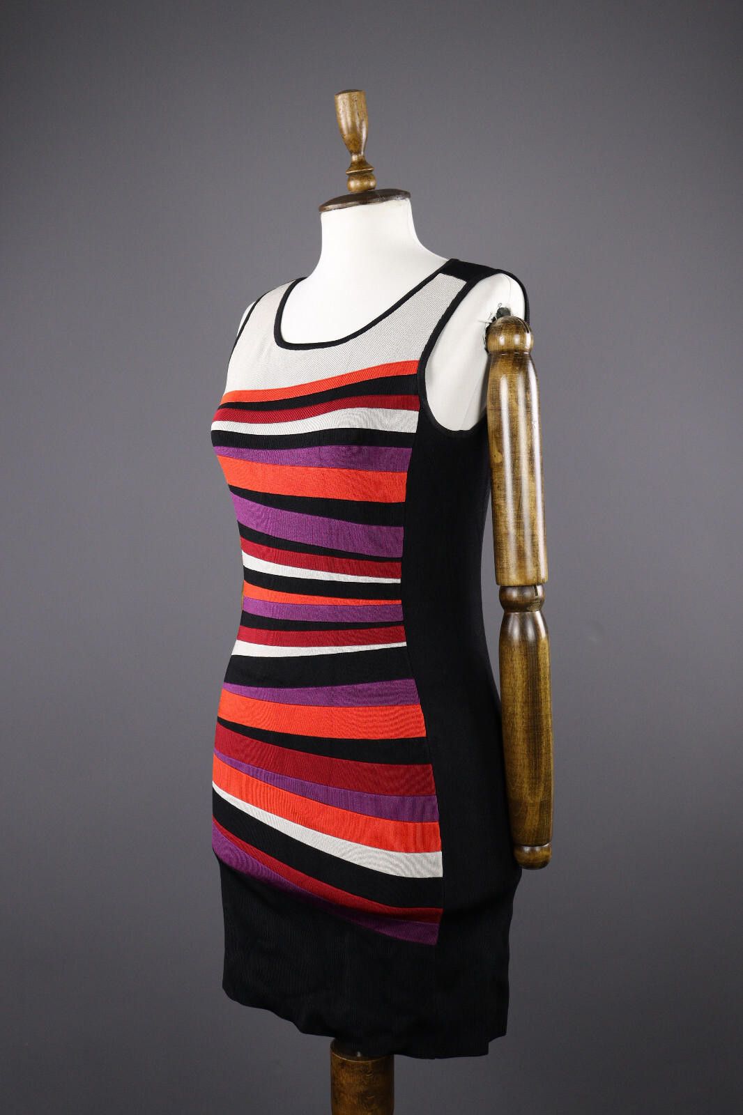Designer Karen Millen Abstract Summer Cocktail Pencil Dress Size 3 Size M / US 6-8 / IT 42-44 - 5 Thumbnail