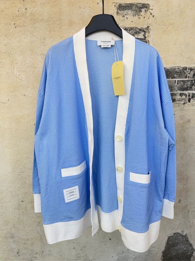 Thom Browne Thom Browne Color-matched cardigan Size US XS / EU 42 / 0 - 2 Thumbnail