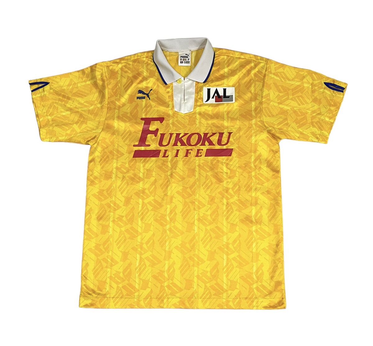 image of 1990X Clothing x Jersey Vintage 1996 Puma Shimizu S Pulse J League Training Jersey in Yellow (Size 