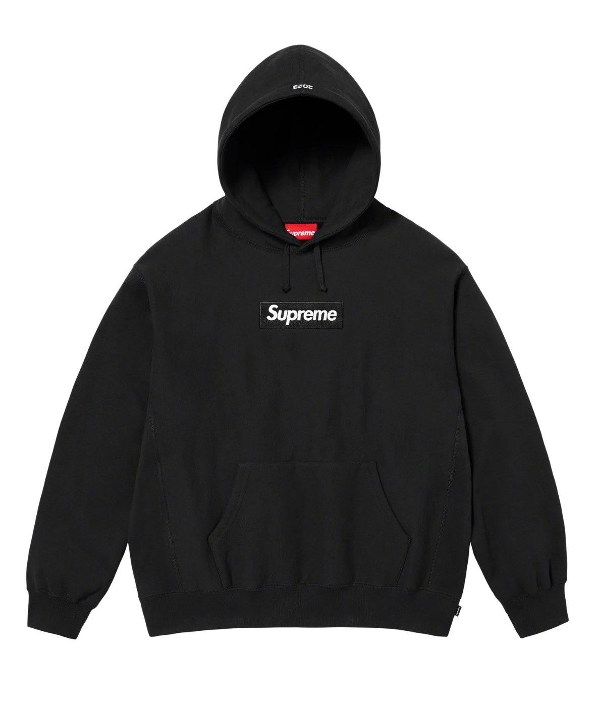 Supreme FW23 SUPREME BOX LOGO HOODIE - BLACK | Grailed