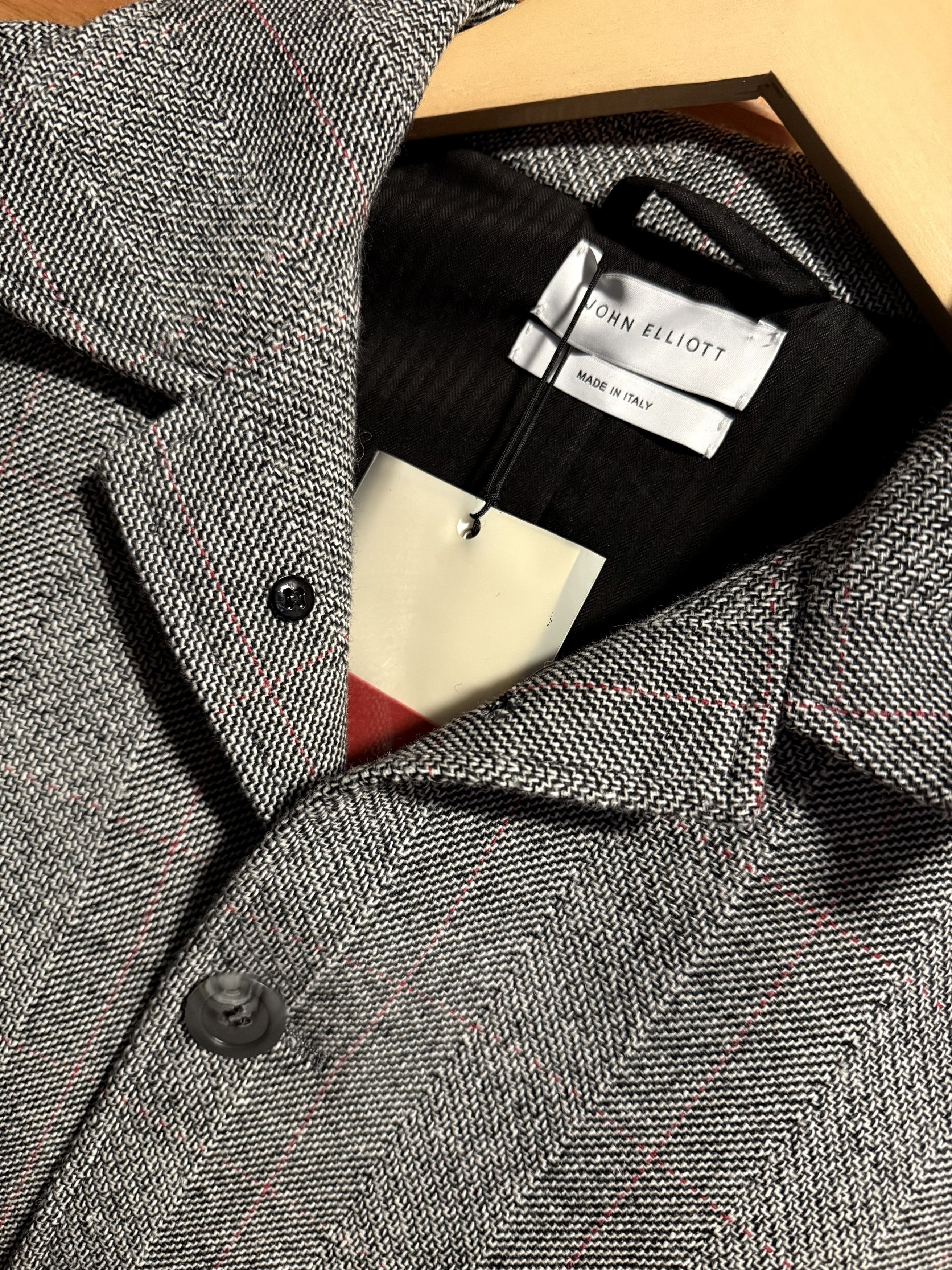 John Elliott John Elliott Hemi Short Coat Turin Check - 1 / Small Size US S / EU 44-46 / 1 - 6 Thumbnail