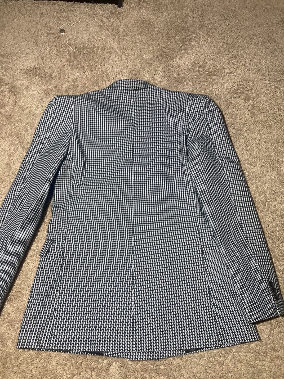 Martine Rose New AW21 Martine Rose Houndstooth Boxy Shoulder Jacket 2021 Size 46R - 2 Thumbnail