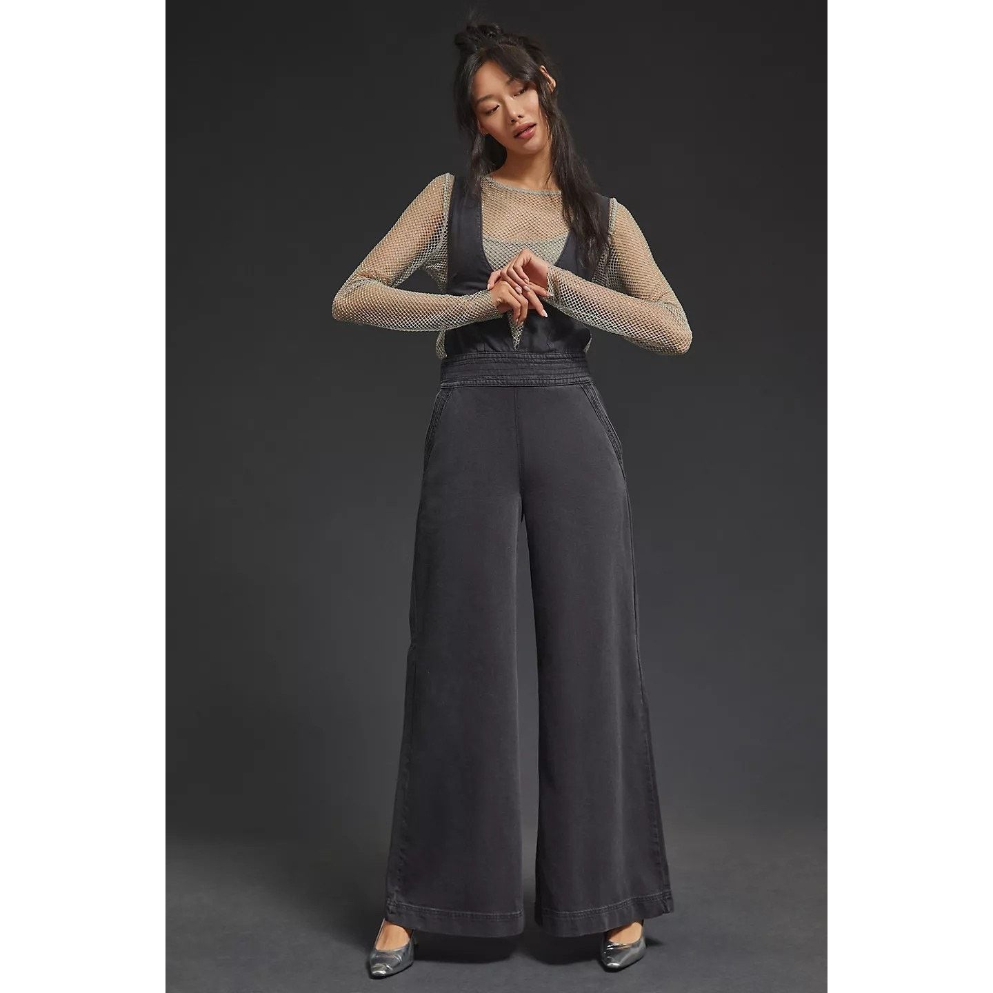 Anthropologie New Anthropologie Pilcro Puddle Jumpsuit $178 SIZE 25 Black Size 25" / US 0 / IT 36 - 1 Thumbnail