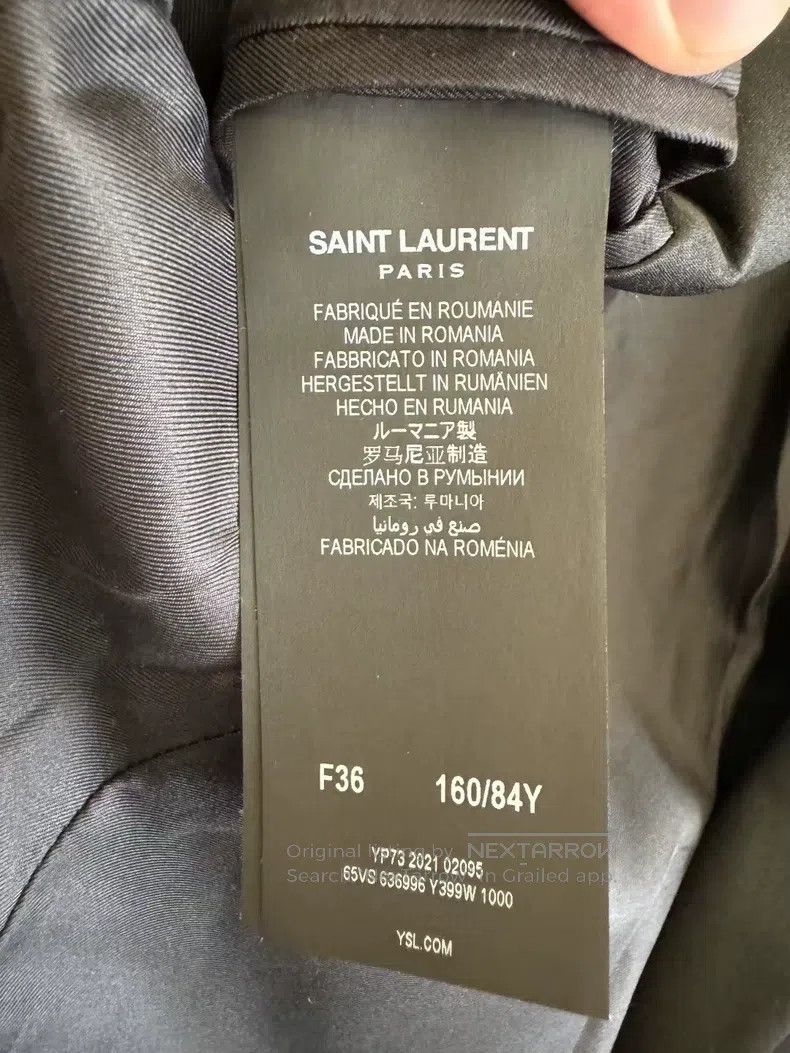 Saint Laurent Paris Saint Laurent Paris blazer Size XS / US 0-2 / IT 36-38 - 4 Thumbnail