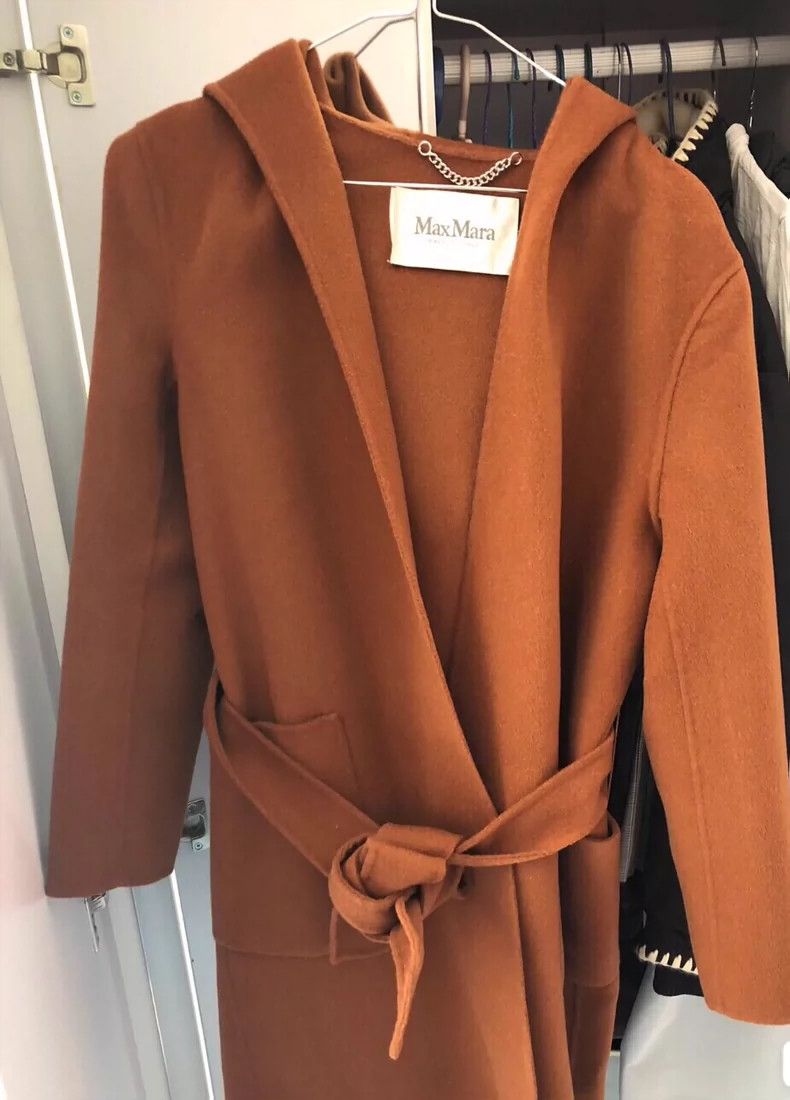 Max Mara Max Mara Water Ripple Duplex Caramel Coat Size XS / US 0-2 / IT 36-38 - 1 Thumbnail