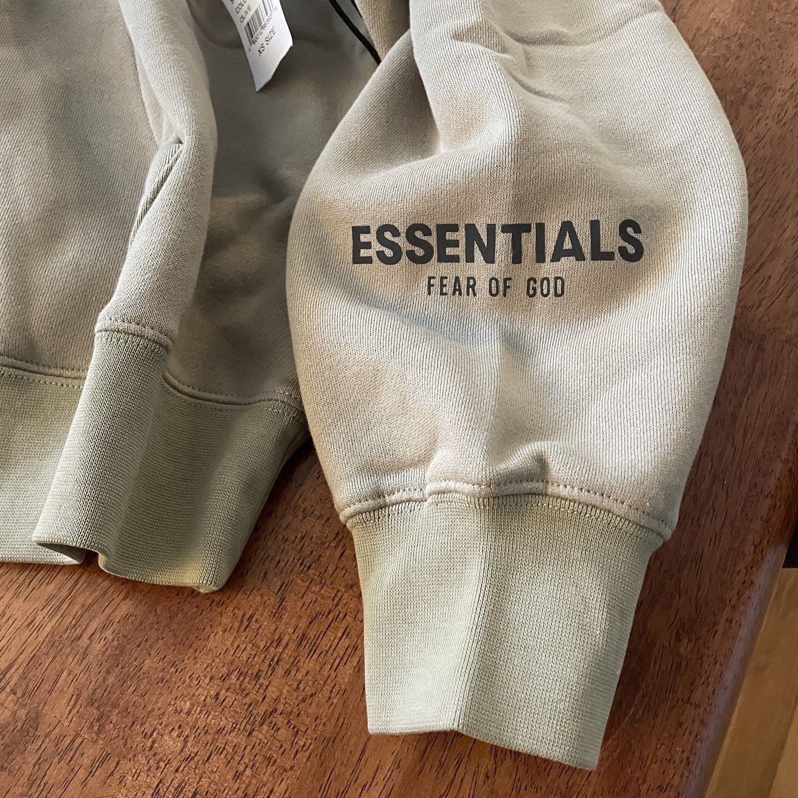 Essentials Essentials Fear Of God Hoodie Logo Reflective Olive Beige XS Size US XS / EU 42 / 0 - 4 Thumbnail