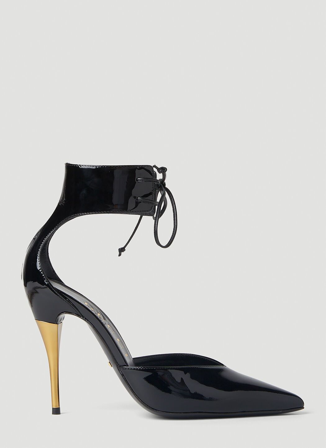 Gucci o1s1wg110225 Women's High Heel Patent Pumps in Black Size US 8.5 / IT 38.5 - 1 Thumbnail