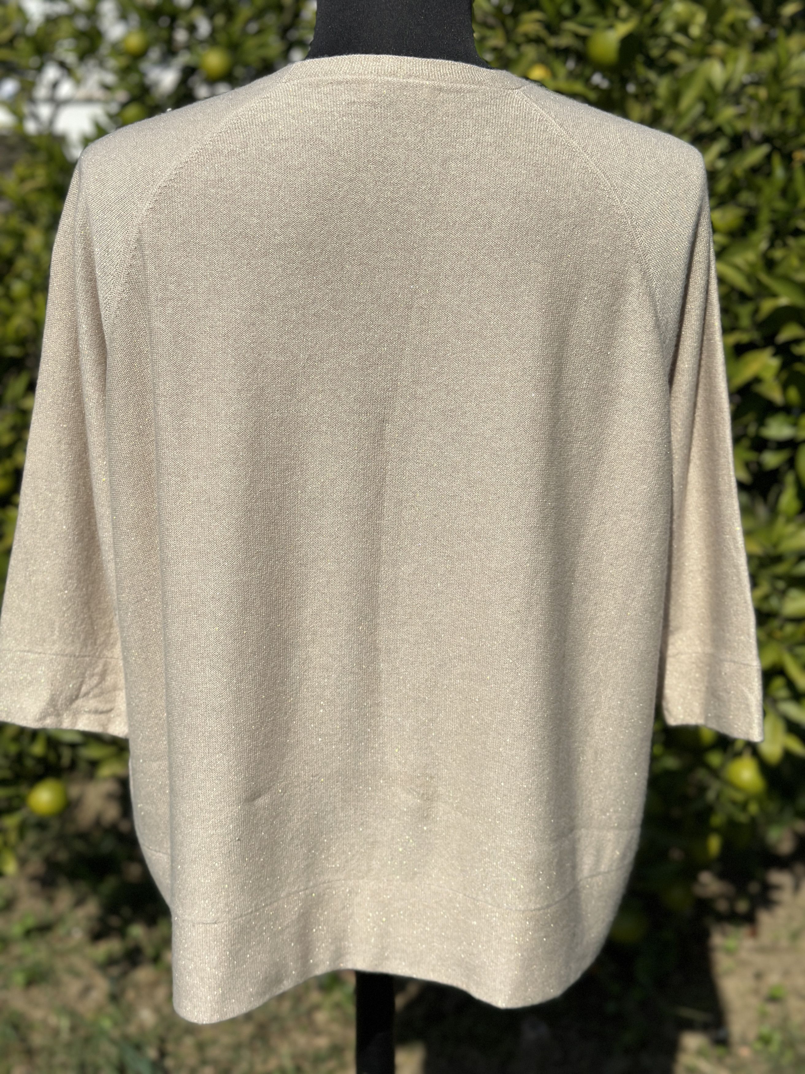 Brunello Cucinelli Brunello Cucinelli Shimmer Knit Sweater Sleeve Size M Size M / US 6-8 / IT 42-44 - 13 Thumbnail