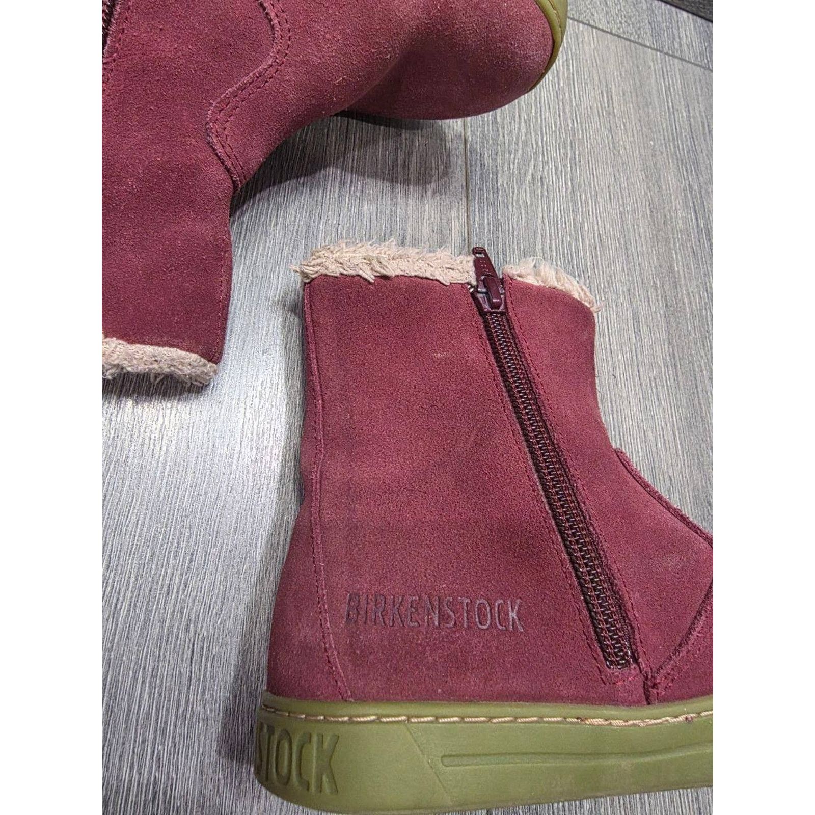 Birkenstock Birkenstock Lille Lined Bots Red Zip Up Kids Size 29 S000054 Size US 4.5 / IT 34.5 - 10 Thumbnail