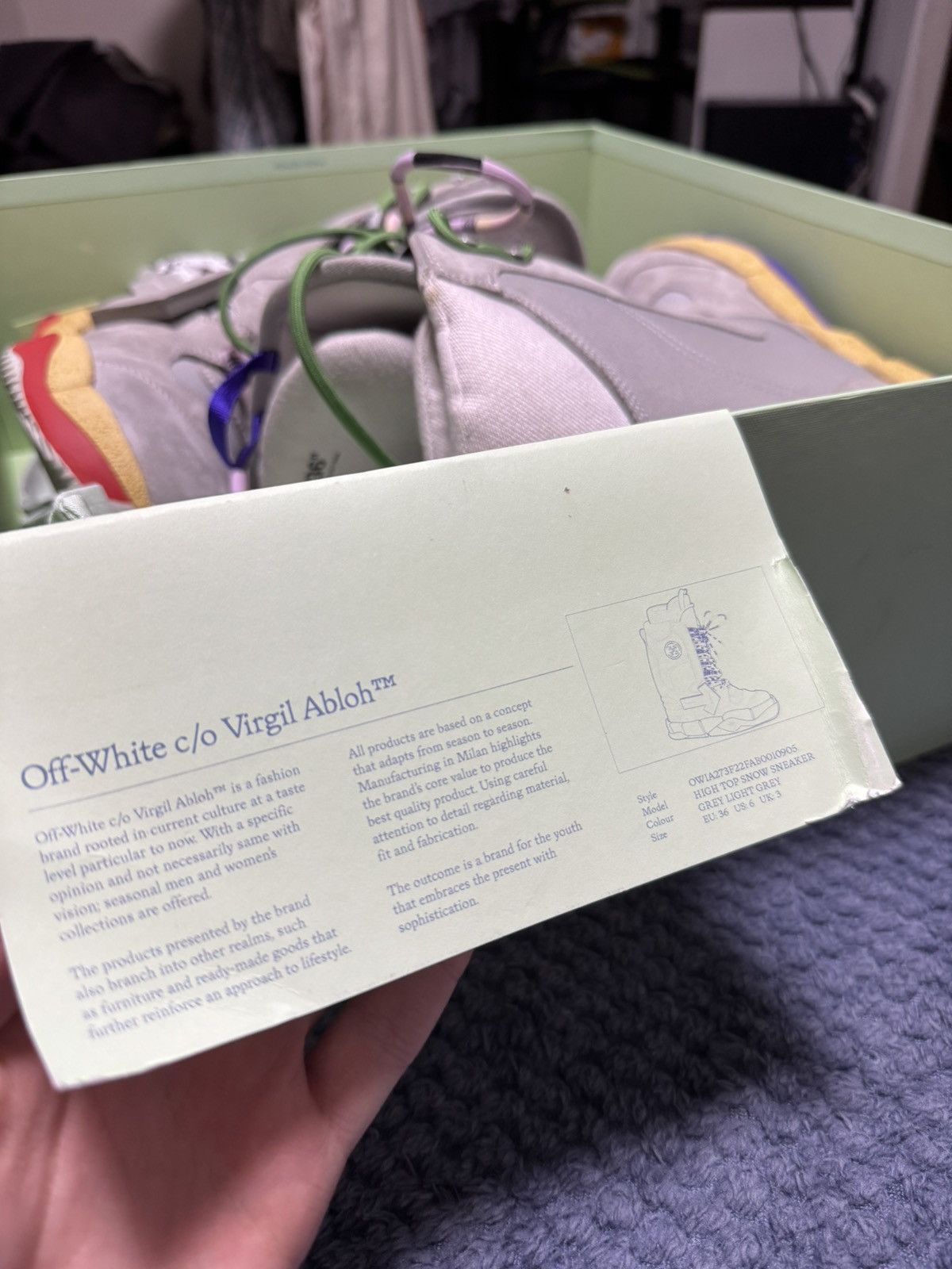 Off-White Off-White Snow Sneakers by Virgil Abloh Size US 6 / IT 36 - 5 Thumbnail