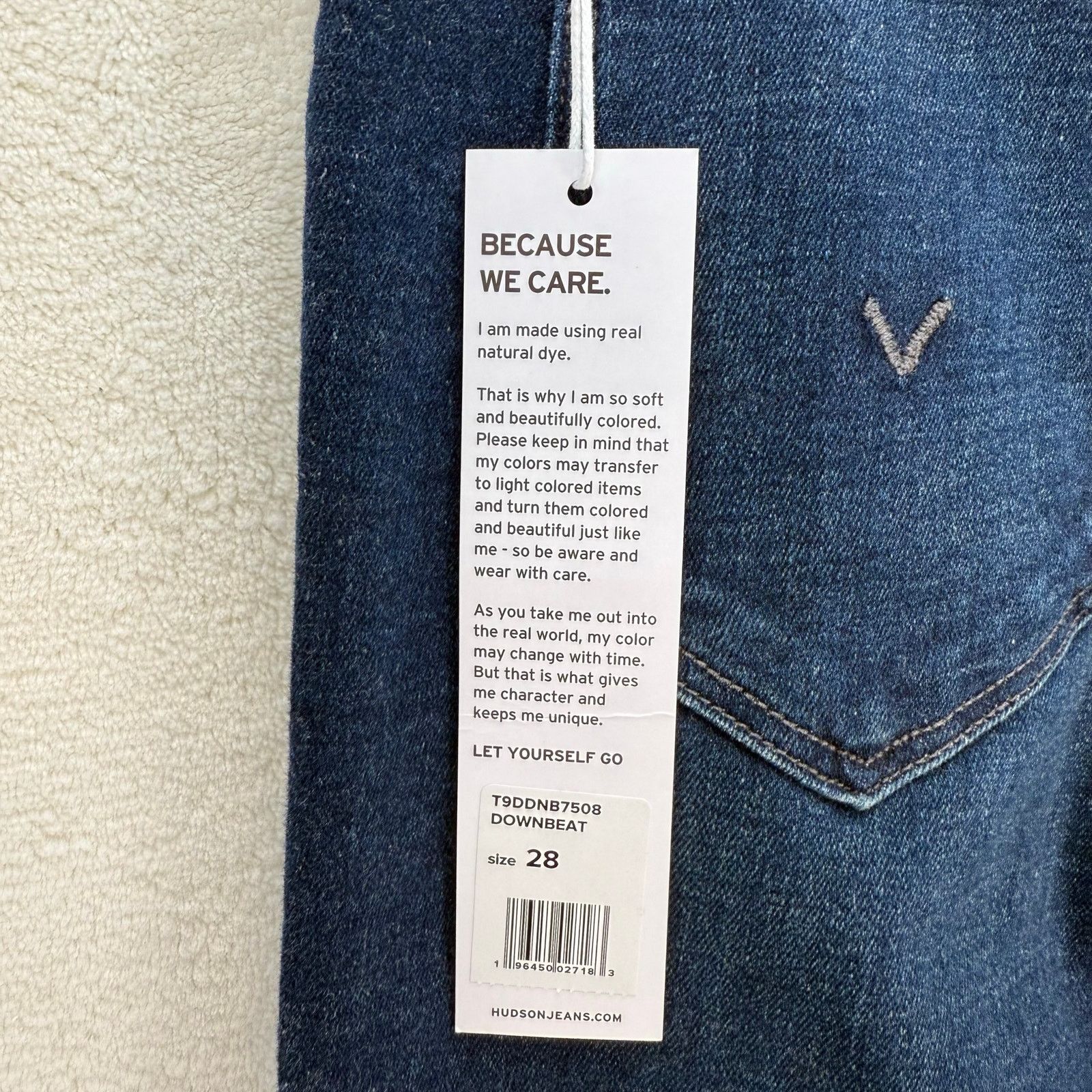 Hudson HUDSON WOMEN'S 28 BLAIR JEANS STRETCH SKINNY RAW HEM NWT DAR Size 28" / US 6 / IT 42 - 6 Thumbnail