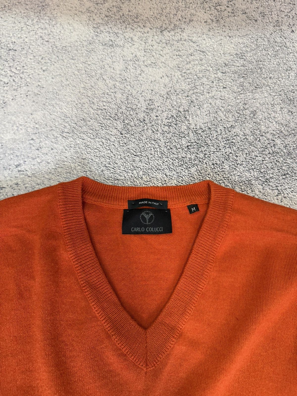 Carlo Colucci Carlo Colucci Wool Sweater V Neck Italy Knit Pullover M Men Size US M / EU 48-50 / 2 - 8 Thumbnail