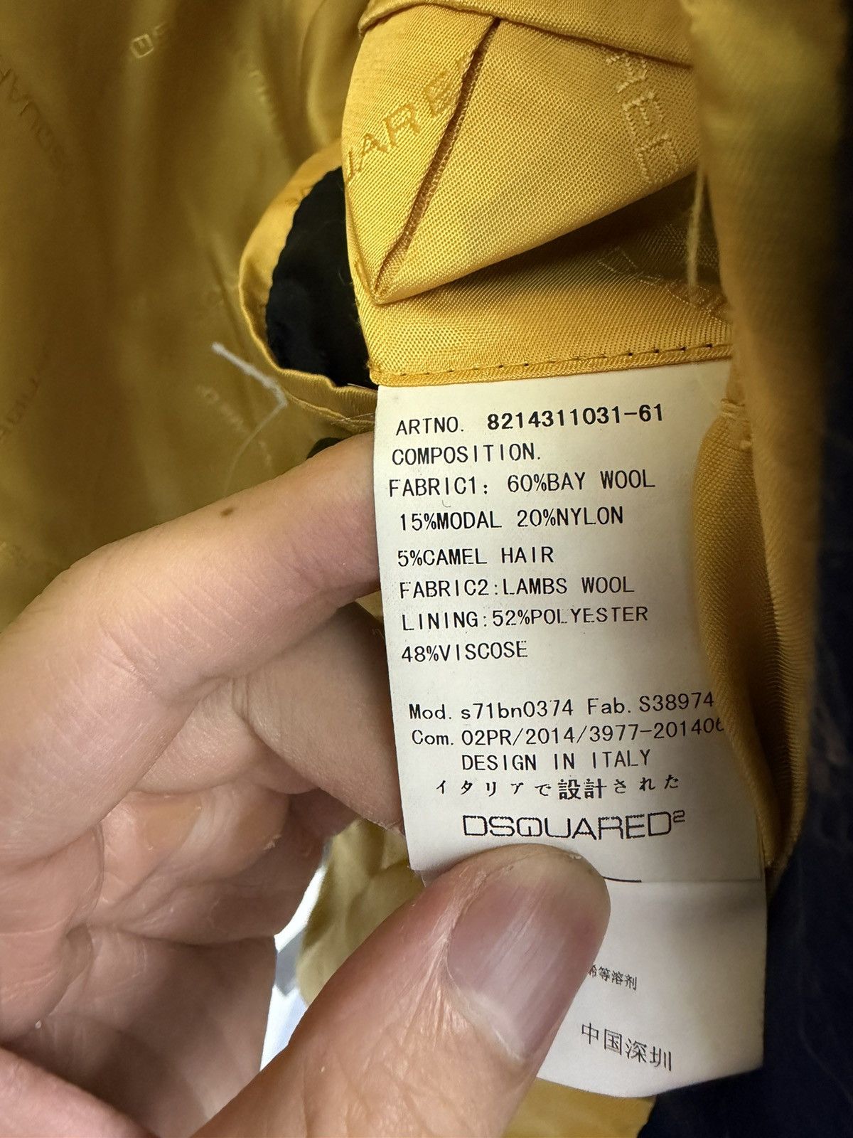 Dsquared2 dsquared2 d2 wool fur jacket parka coat dior prada Size US S / EU 44-46 / 1 - 3 Thumbnail