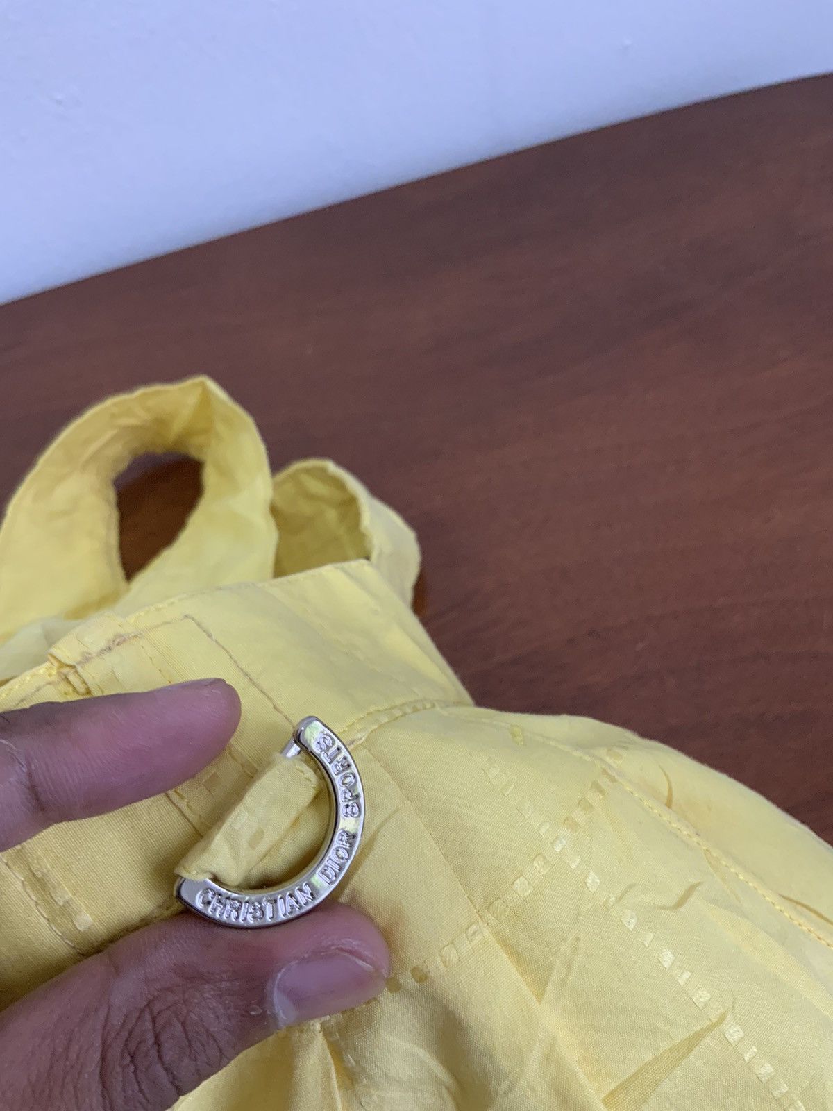 Christian Dior Monsieur Christian Dior Sport Custome Yellow Tote Bag Size ONE SIZE - 10 Thumbnail