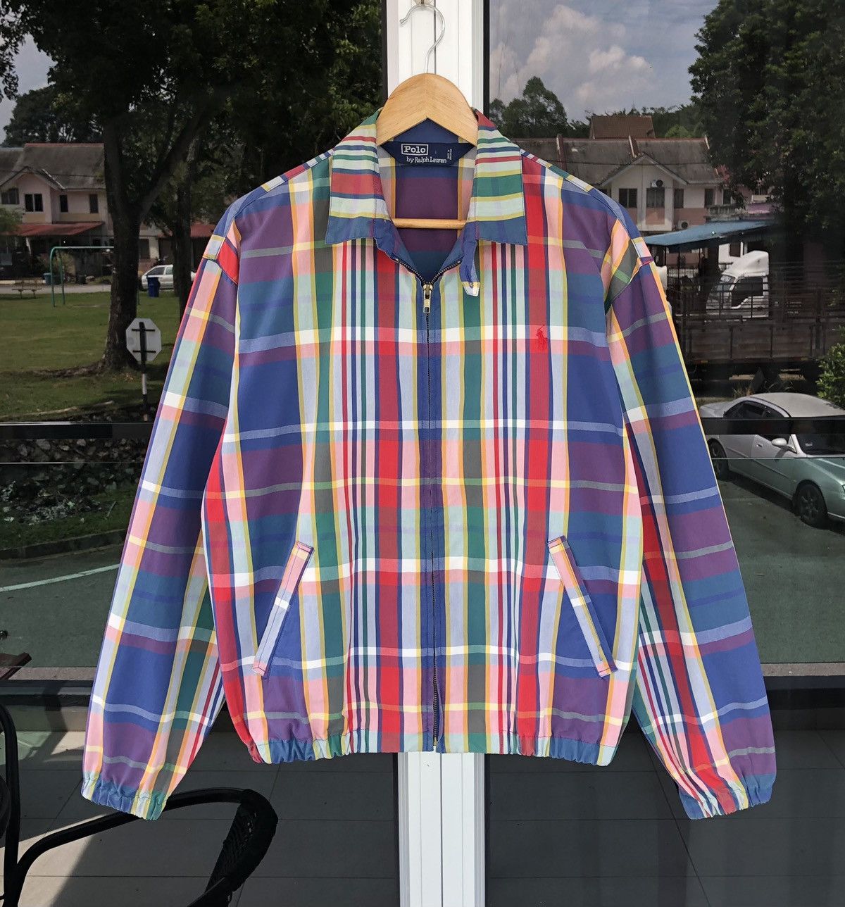 Vintage Polo Ralph Lauren Checkered Multicolor Jacket