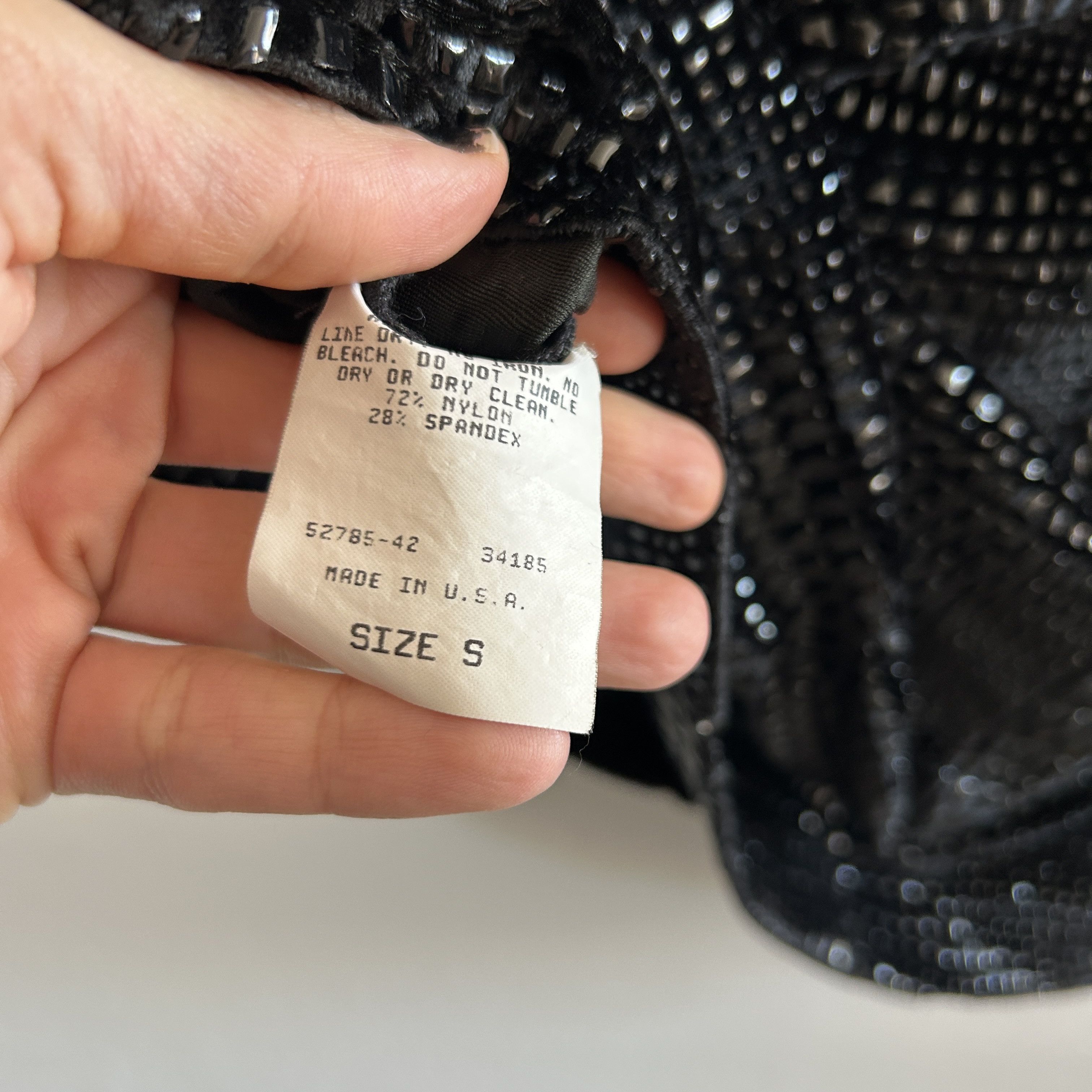 Vintage Vintage Black Crocodile Mini Skirt Size 28" / US 6 / IT 42 - 12 Thumbnail