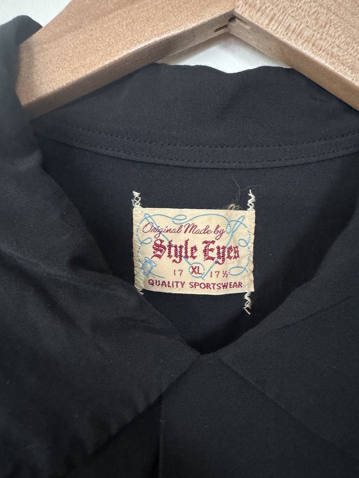 Other Style Eyes Japan Short Sleeve Button Down Shirt Black Sz XL Size US XL / EU 56 / 4 - 2 Thumbnail