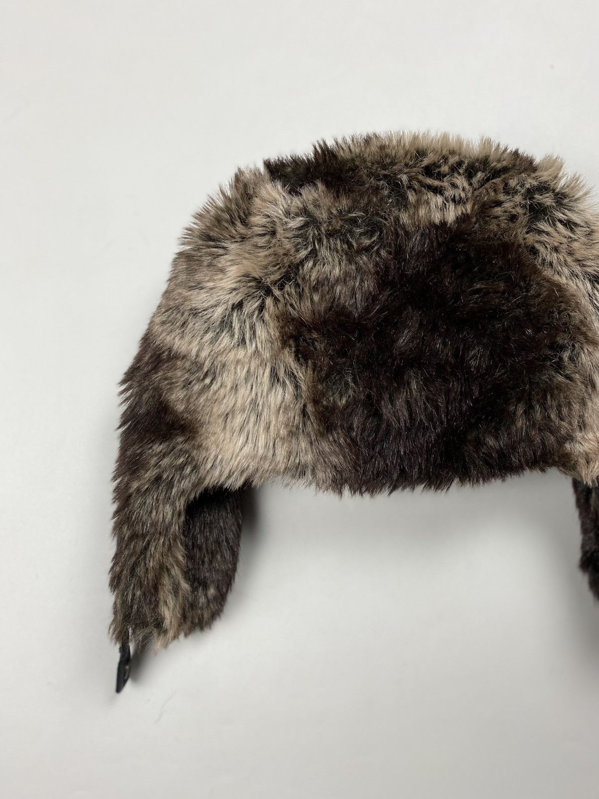 Japanese Brand Japanese Style Ushanka Trapper Hat Earflap Fuzzy Faux Fur Size ONE SIZE - 12 Thumbnail
