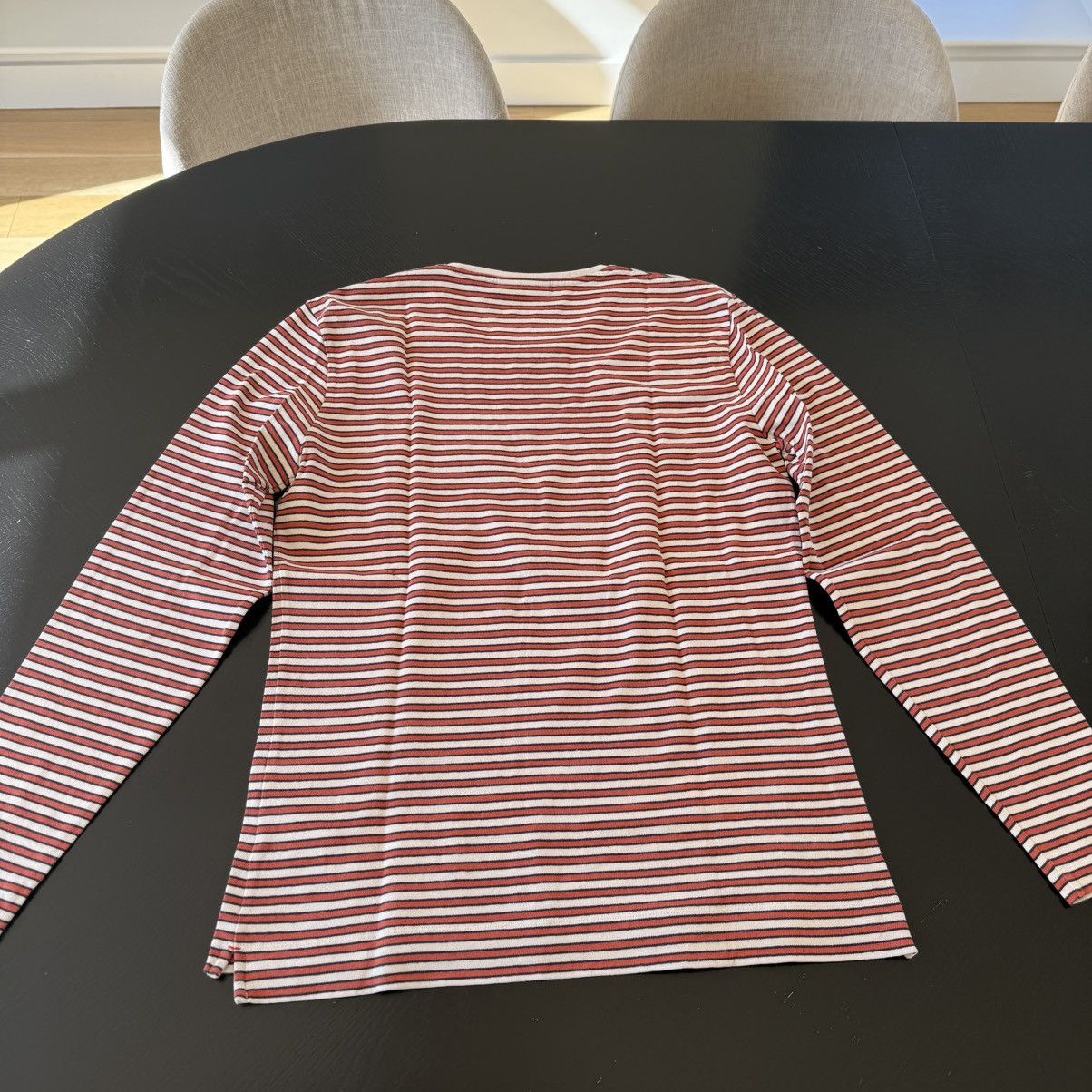 Orlebar Brown Orlebar Brown Red Striped Button Down Size Large Top Size US L / EU 52-54 / 3 - 6 Thumbnail