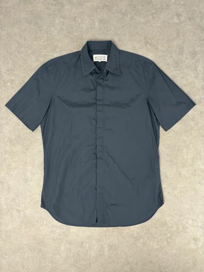 Maison Margiela SS2018 Maison Margiela Dark Grey Signature Short Sleeves Shirt Size US M / EU 48-50 / 2 - 1 Thumbnail