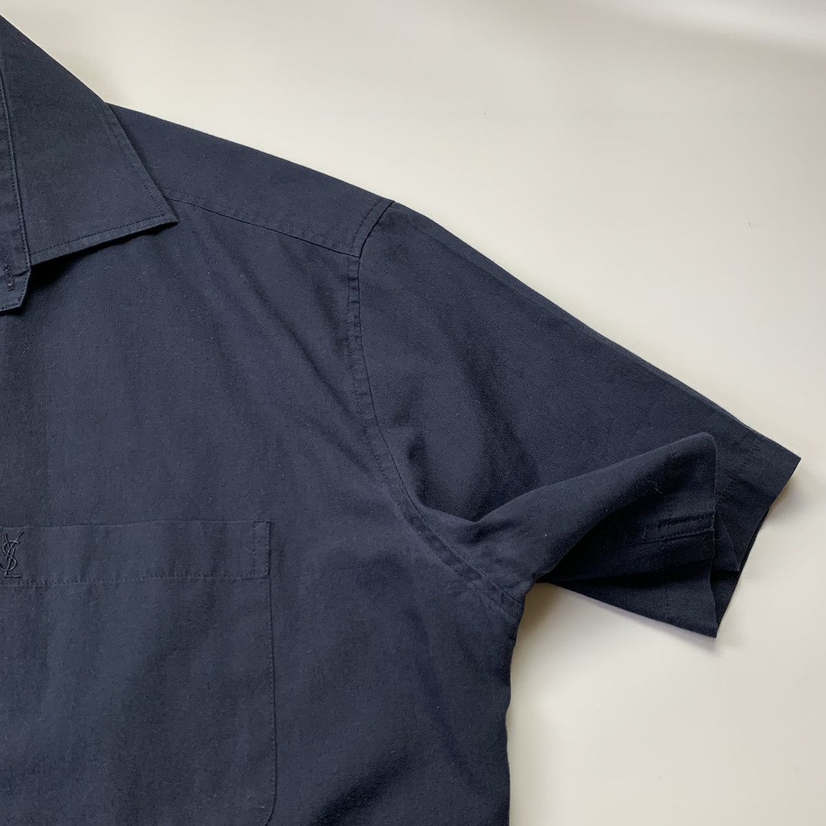 Yves Saint Laurent Vintage Summer YSL Pour Homme Yves Saint Laurent Shirt Logo Size US M / EU 48-50 / 2 - 8 Thumbnail
