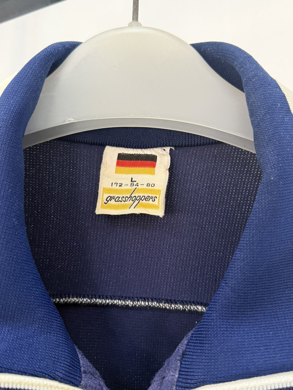 Vintage 🔥 Vintage 80's Germany Grasshoppers Velour Track Jacket - L Size US L / EU 52-54 / 3 - 14 Thumbnail