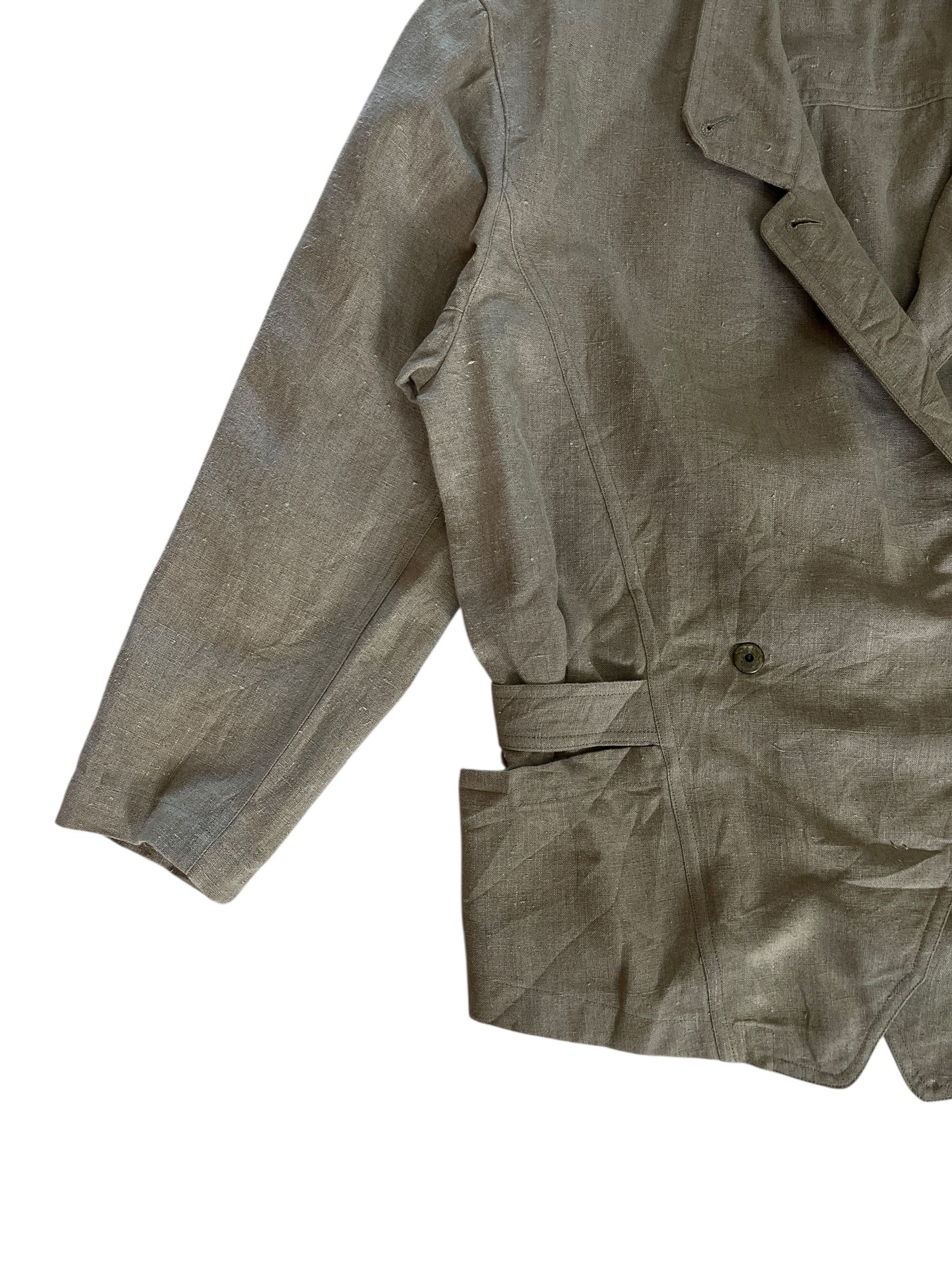 Issey Miyake Vintage 80s Issey Miyake Brush Label Canvas Jacket Size US M / EU 48-50 / 2 - 4 Thumbnail