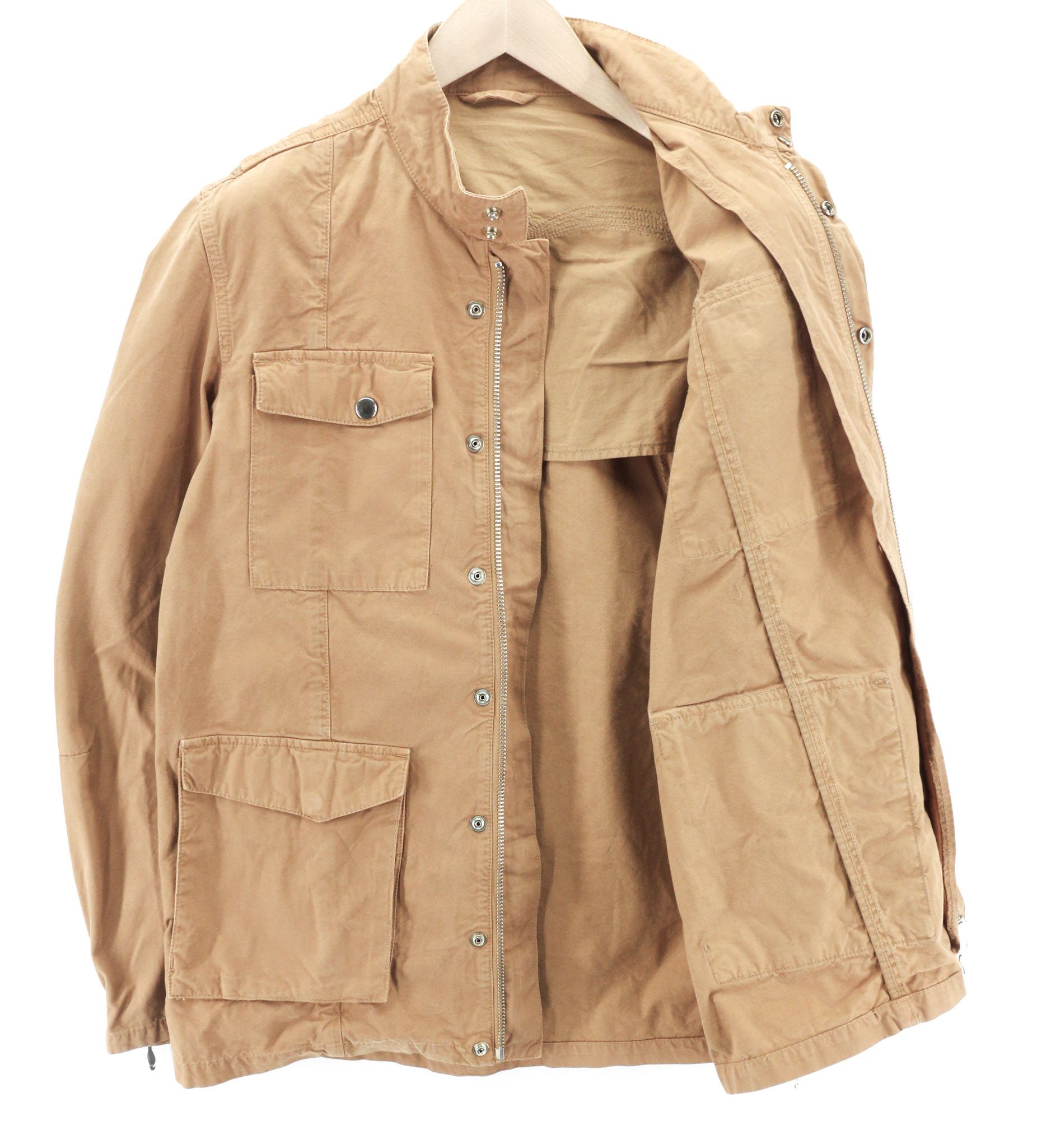 Nudie Jeans MICK M Brown Patch Zipper Unlined Logo Jacket 80738 Size US M / EU 48-50 / 2 - 4 Thumbnail