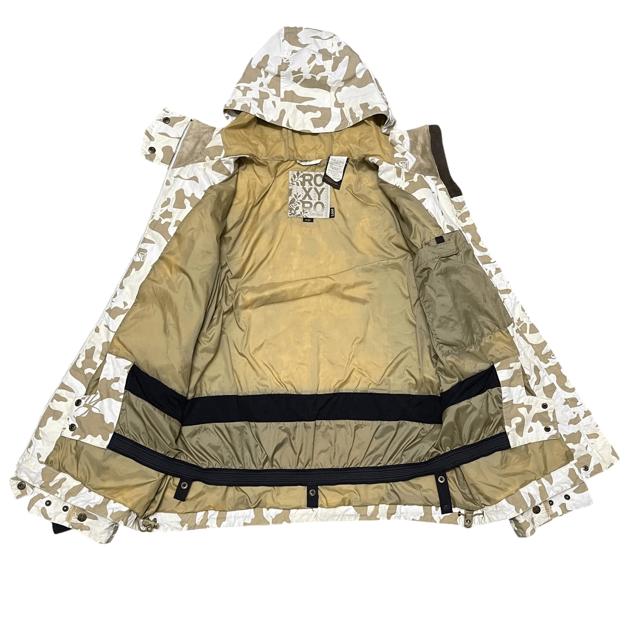 Quiksilver Vintage Roxy Limited Snow Jacket Camo Size US L / EU 52-54 / 3 - 11 Thumbnail