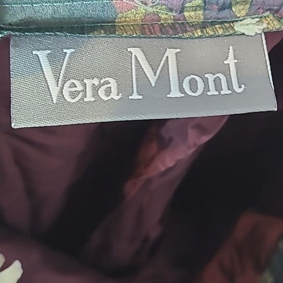Vintage Vera Mont Avant Garde Midi Skirt Punk Faux Wrap Vintage Size 32" / US 10 / IT 46 - 8 Thumbnail