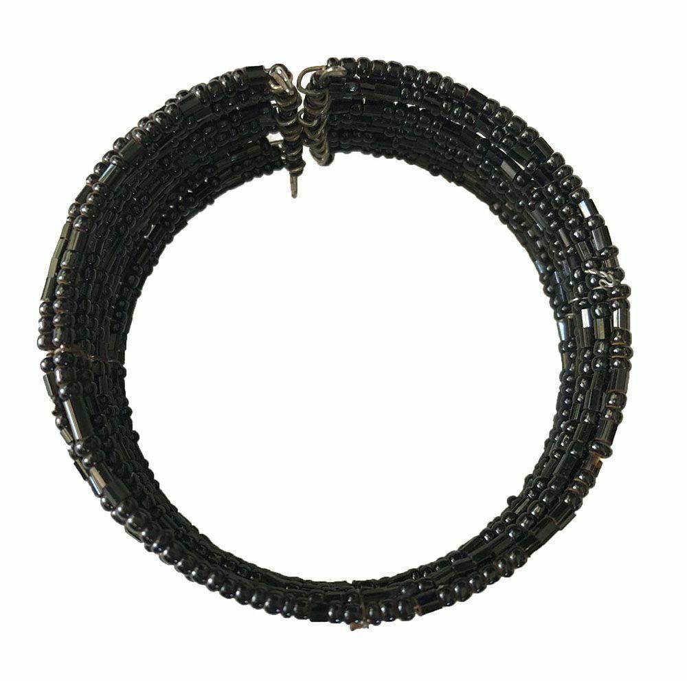 Designer New Black Rigid Shakira Bracelet. Size ONE SIZE - 2 Thumbnail