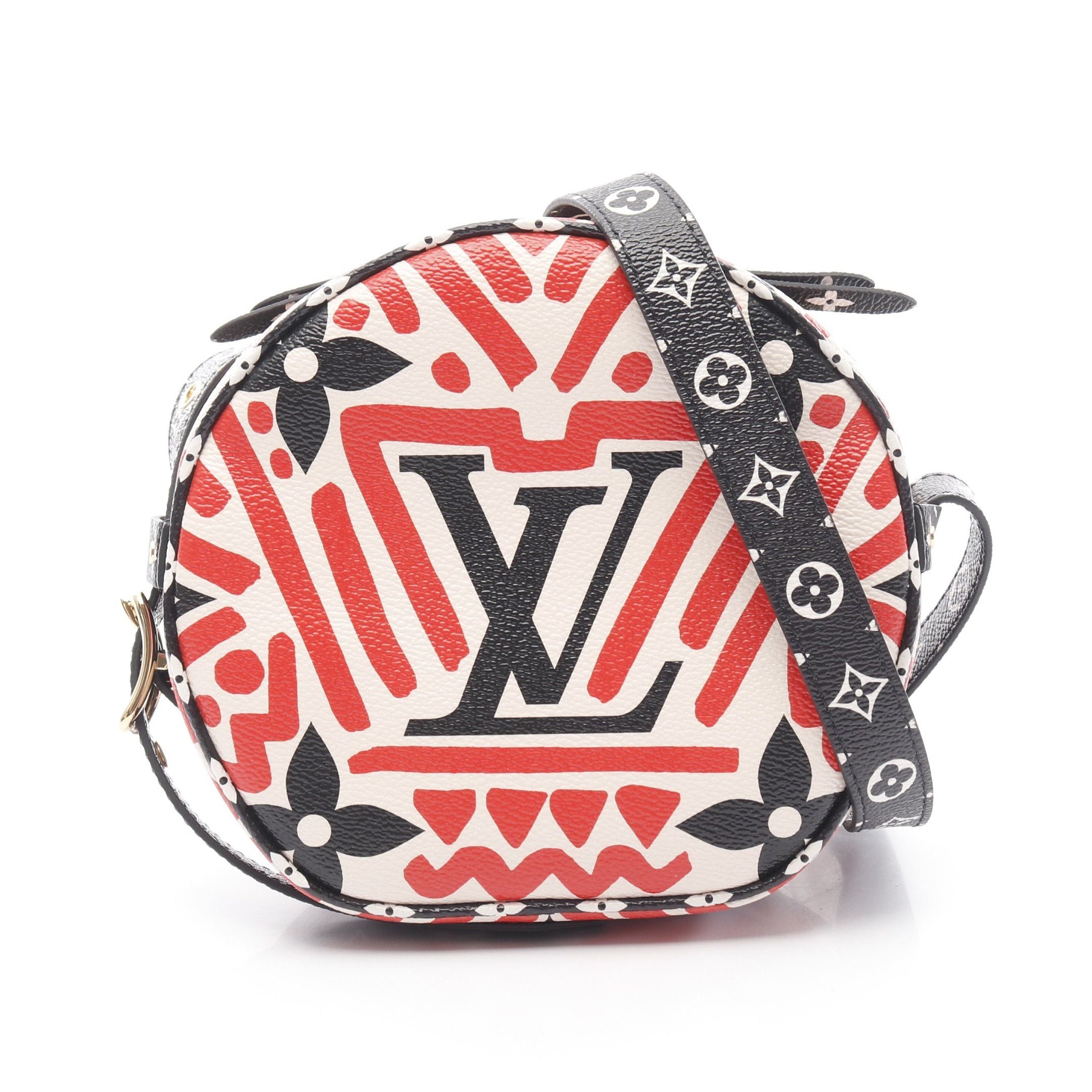 Louis Vuitton Louis Vuitton Lv Craft Boatt Chapeau Souple Monogram Giant Shoulder Bag Red Black Multicolor Size ONE SIZE - 1 Thumbnail