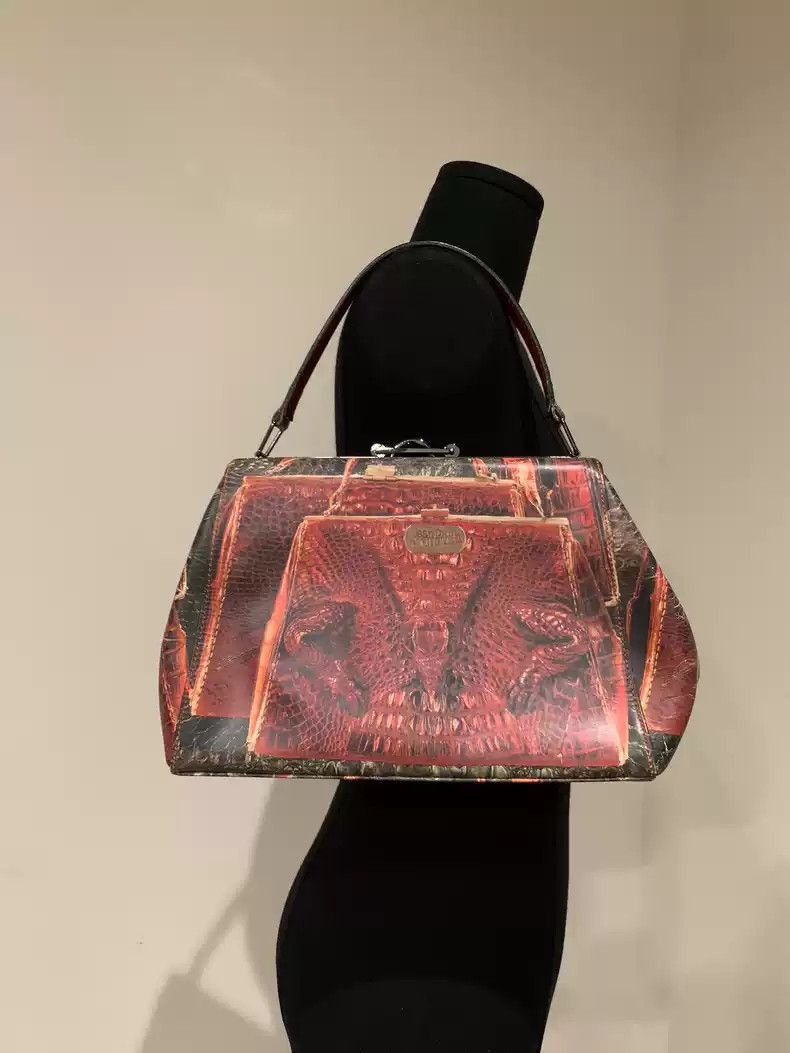 Other Jean Paul Gaultier Medieval red crocodile bag-2507 Size ONE SIZE - 7 Thumbnail