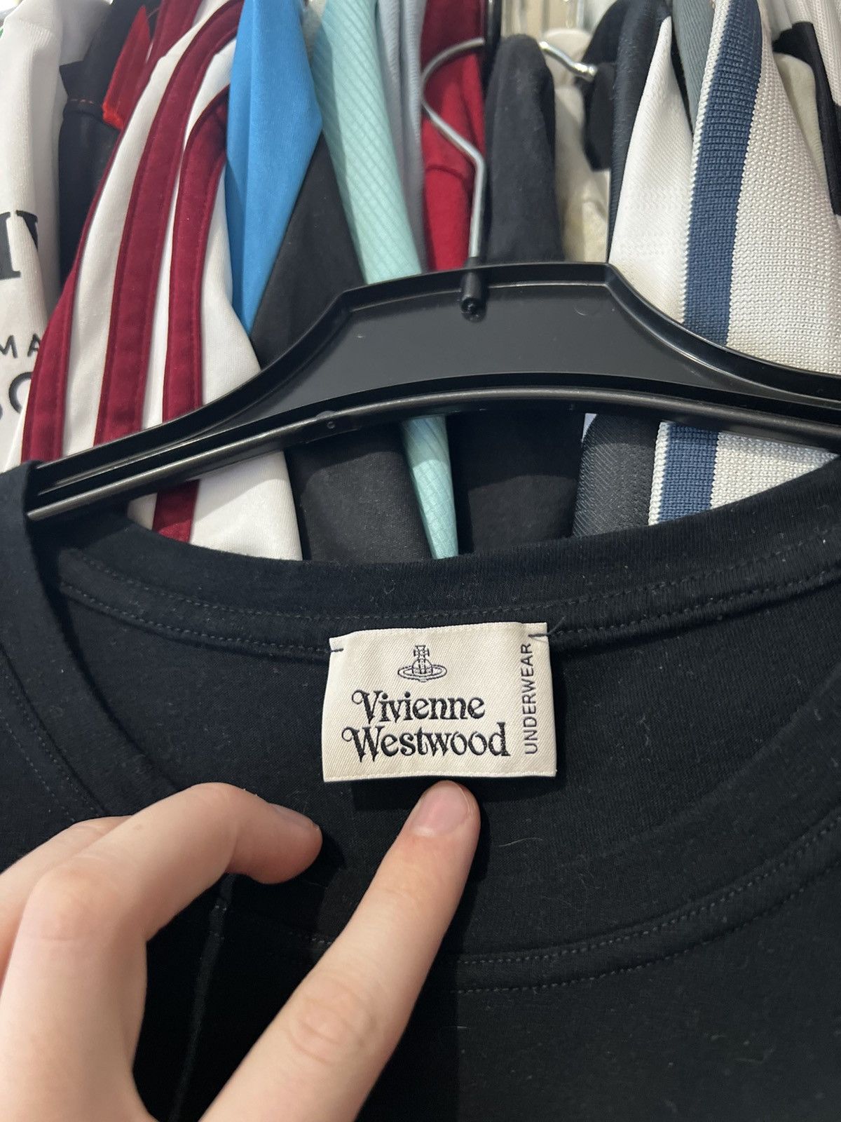 Vivienne Westwood VIVIENNE WESTWOOD LUXURY BASIC BLACK T SHIRT UNDERWEAR XXL Size US XXL / EU 58 / 5 - 5 Thumbnail