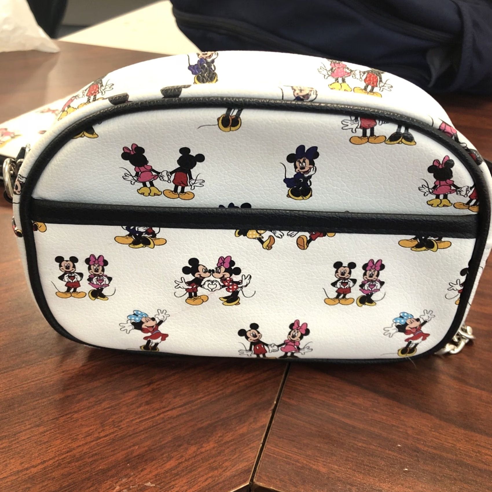 Disney Disney Wallet & Crossbody Purse Zip-Around Mickey Mouse Minnie Mouse White Womens Zip Closure Set Size ONE SIZE - 3 Thumbnail