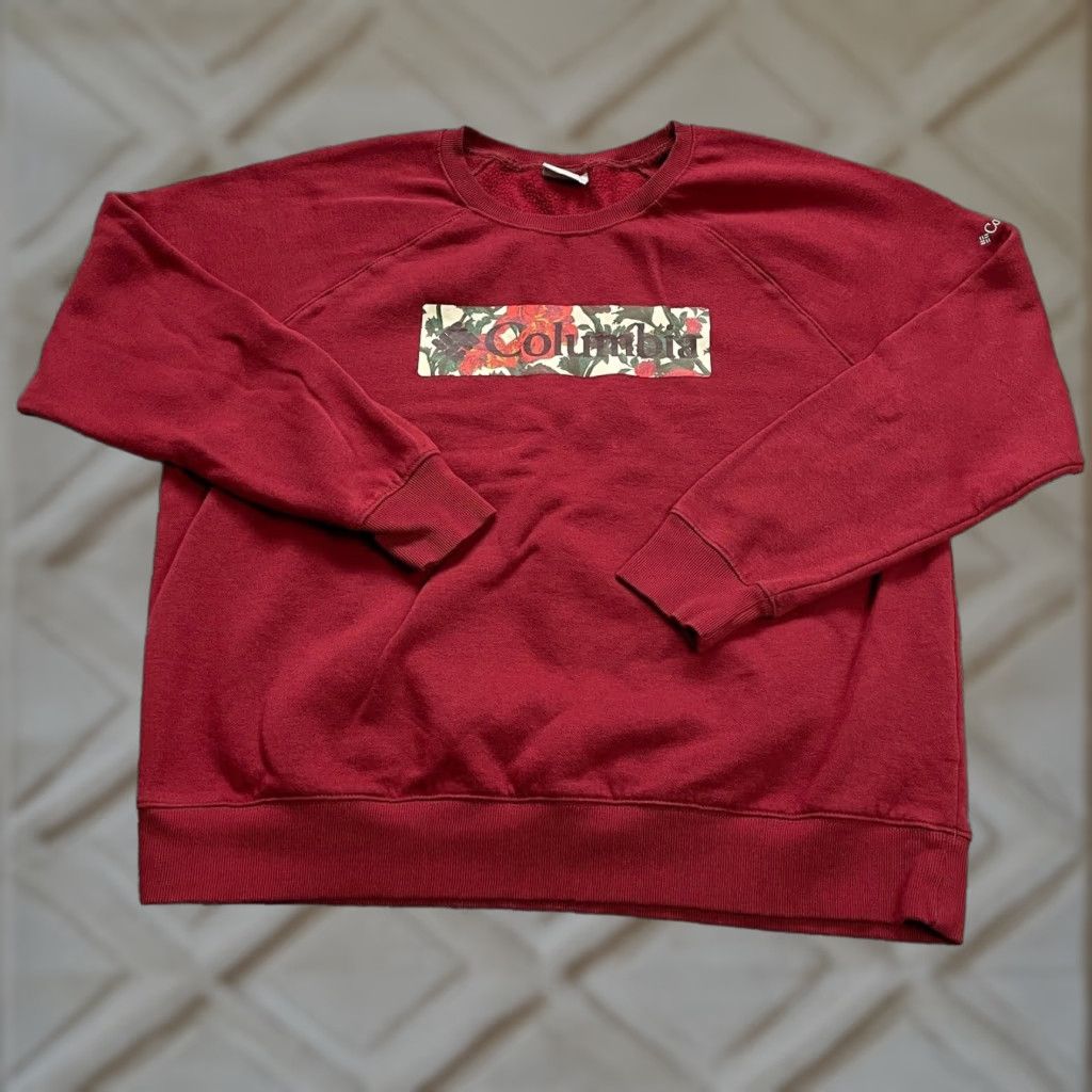 Vintage Columbia Pullover Sweatshirt Mens XL Red Graphic Crew Neck Fleece Active Outdoor Size US XL / EU 56 / 4 - 1 Thumbnail