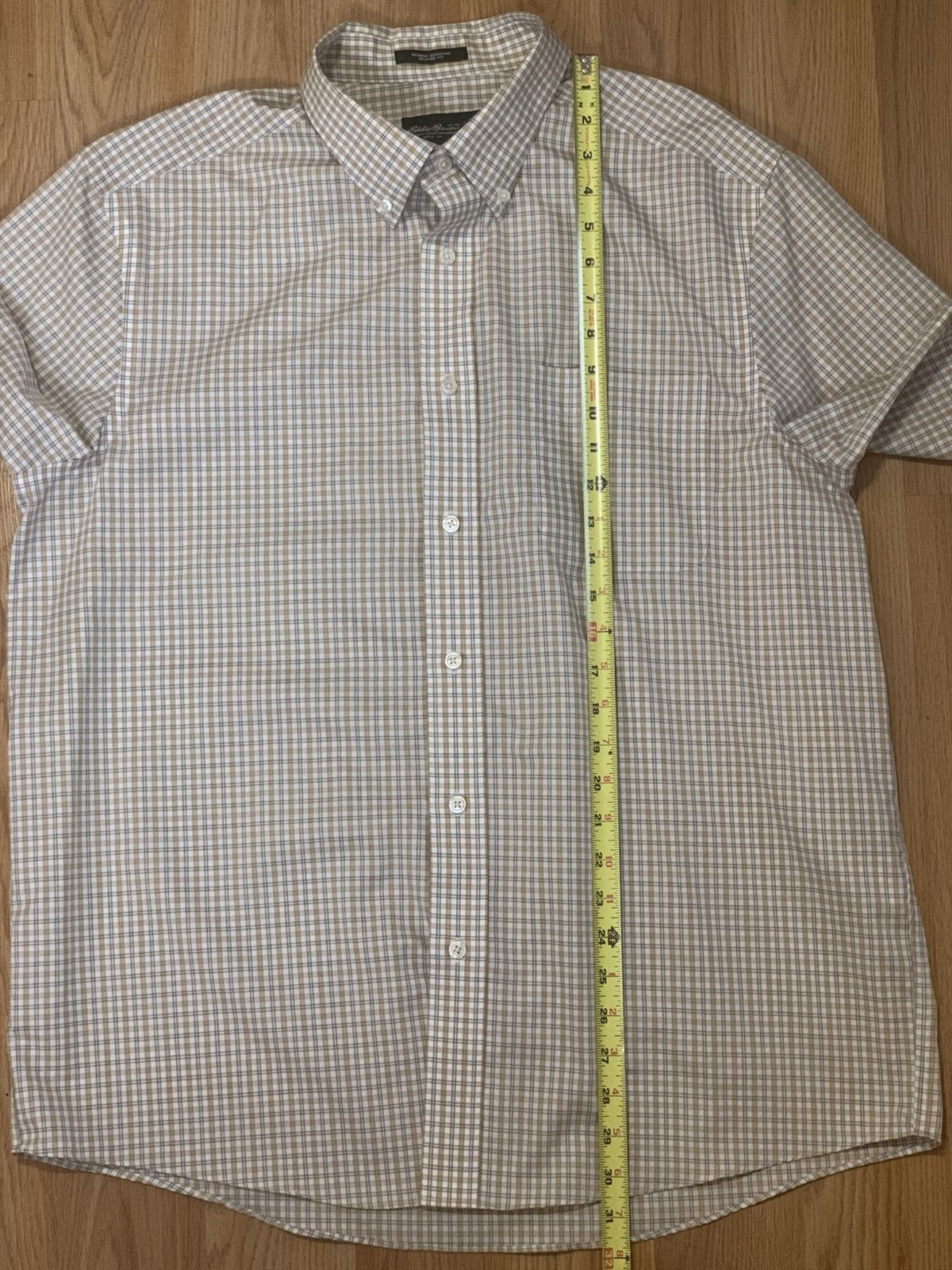 Eddie Bauer SzL-Eddie Bauer Relaxed Fit Short Sleeve Button Up Plaid Size US L / EU 52-54 / 3 - 5 Thumbnail