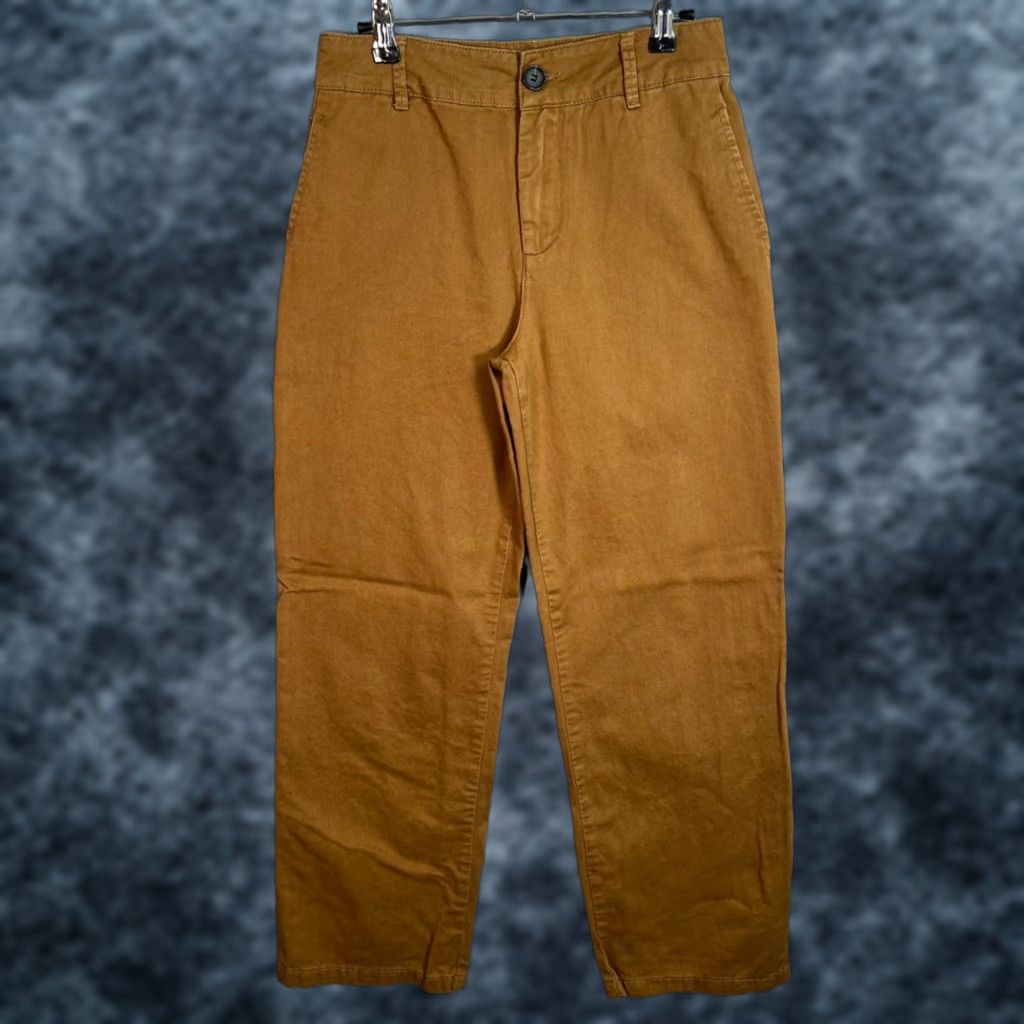 Urban Outfitters VINTAGE Urban Outfitters Chino Pants Womens Straight Leg 0 28in Inseam Tan Cotton Size 25" / US 0 / IT 36 - 1 Thumbnail