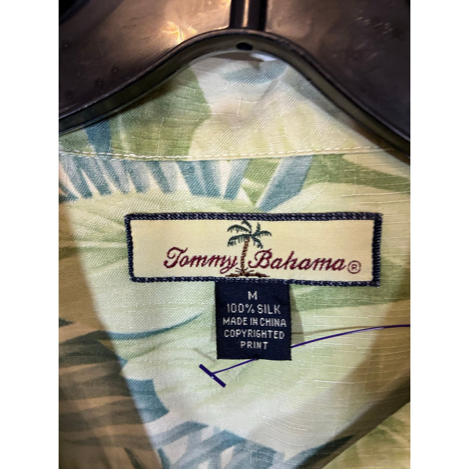 Tommy Bahama Tommy Bahama Silk Camp Shirt Mens M Green Floral Button Up Size US M / EU 48-50 / 2 - 2 Thumbnail