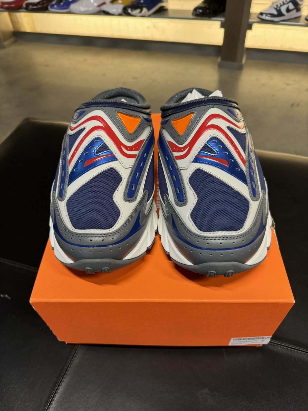 Heron Preston Heron Preston Block Stepper Mule Navy Blue Size US 11 / EU 44 - 3 Thumbnail