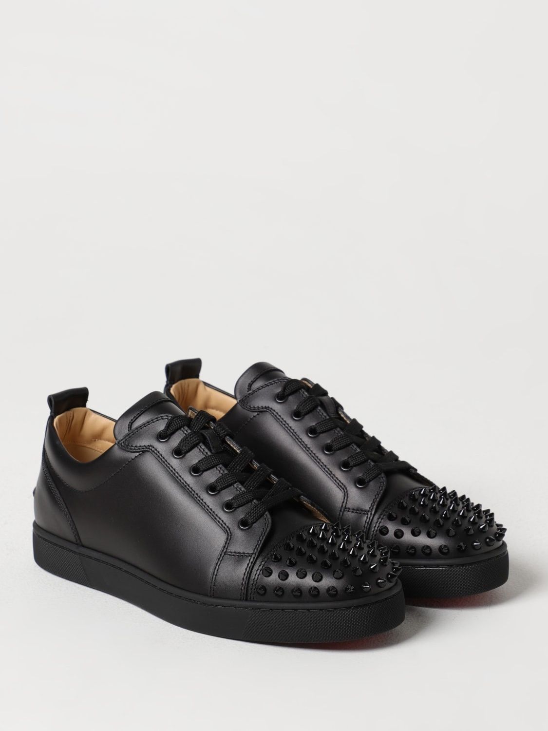 Christian Louboutin Louis Junior Spikes Sneakers Black Size US 9.5 / EU 42-43 - 1 Thumbnail