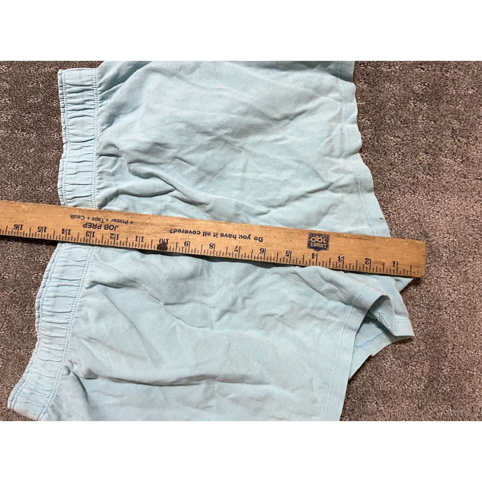 Champion Champion Shorts Women Large Blue Spearmint Logo Athletic Activewear Size 36" / US 14 / IT 50 - 5 Thumbnail