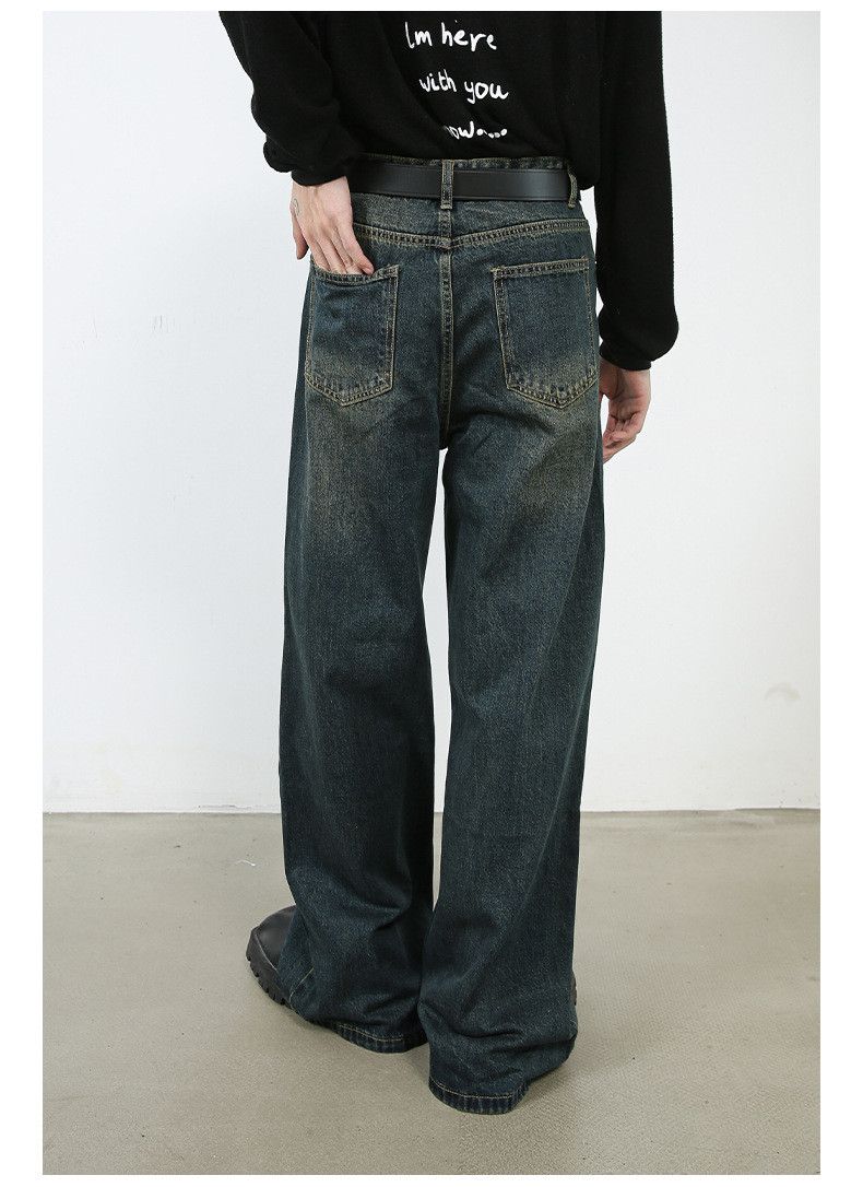 Japanese Brand × Jean Loose straight distressed vintage washed jeans Size US 32 / EU 48 - 5 Thumbnail