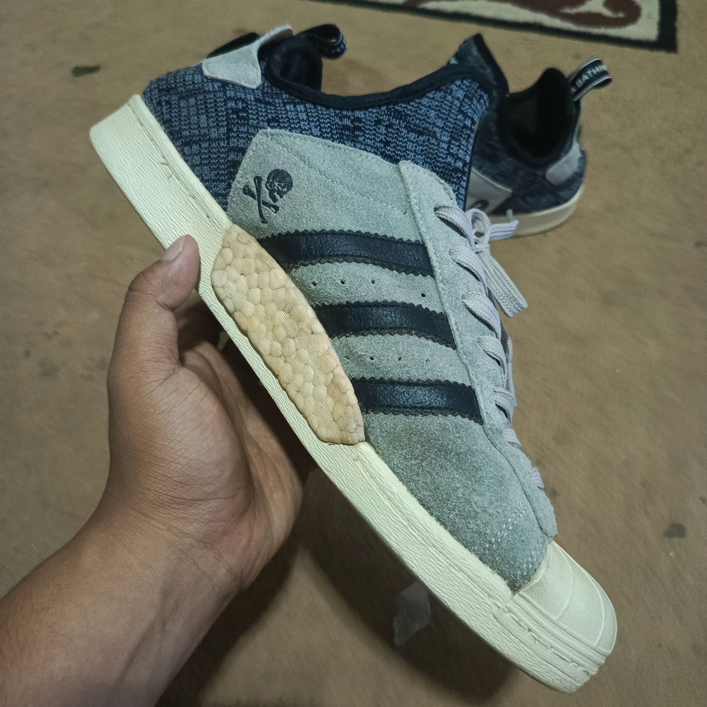 Adidas Adidas Superstar X Bape X Neighborhood Grailed