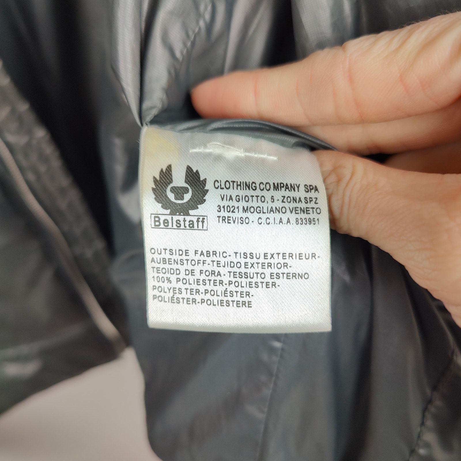 Belstaff Belstaff Puffer Jacket XL Soft Black Full Zip Moto Pockets Size US XL / EU 56 / 4 - 10 Thumbnail