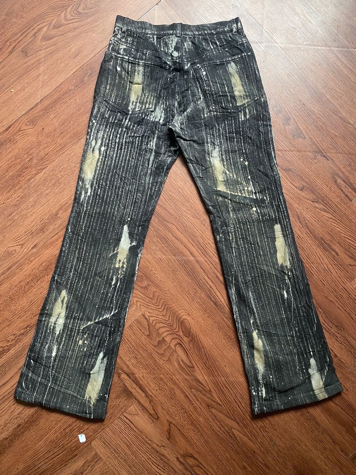 If Six Was Nine Rusty Fullprint Flare Pants Size US 28 / EU 44 - 2 Thumbnail